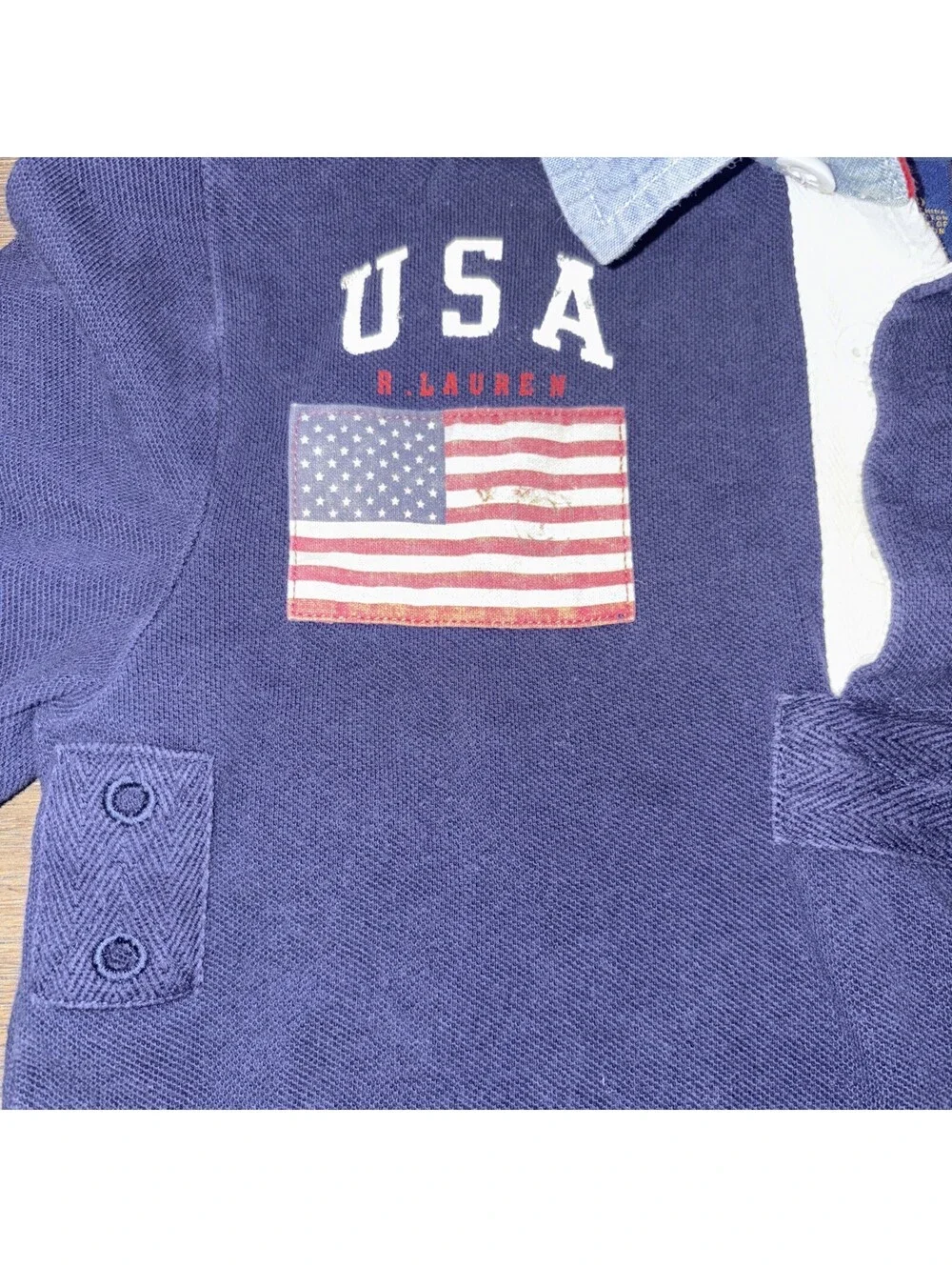 ralph lauren polo Boys shirt uS Flag